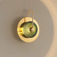 CREATIVE MODERN MINIMALIST GOLD GREEN DRUMS SHAPE LED WALL LAMP FOR BEDSIDE HALLWAY BATHROOM MIRROR LIGHT