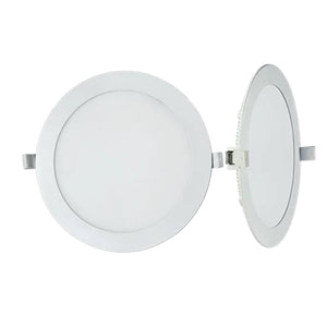 Crompton 15W Led Metal Recess Panel Star Dura Eye Smile 6" Round