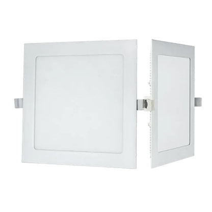 Crompton 18W Led Metal Recess Panel Star Dura Eye Smile 7" Square