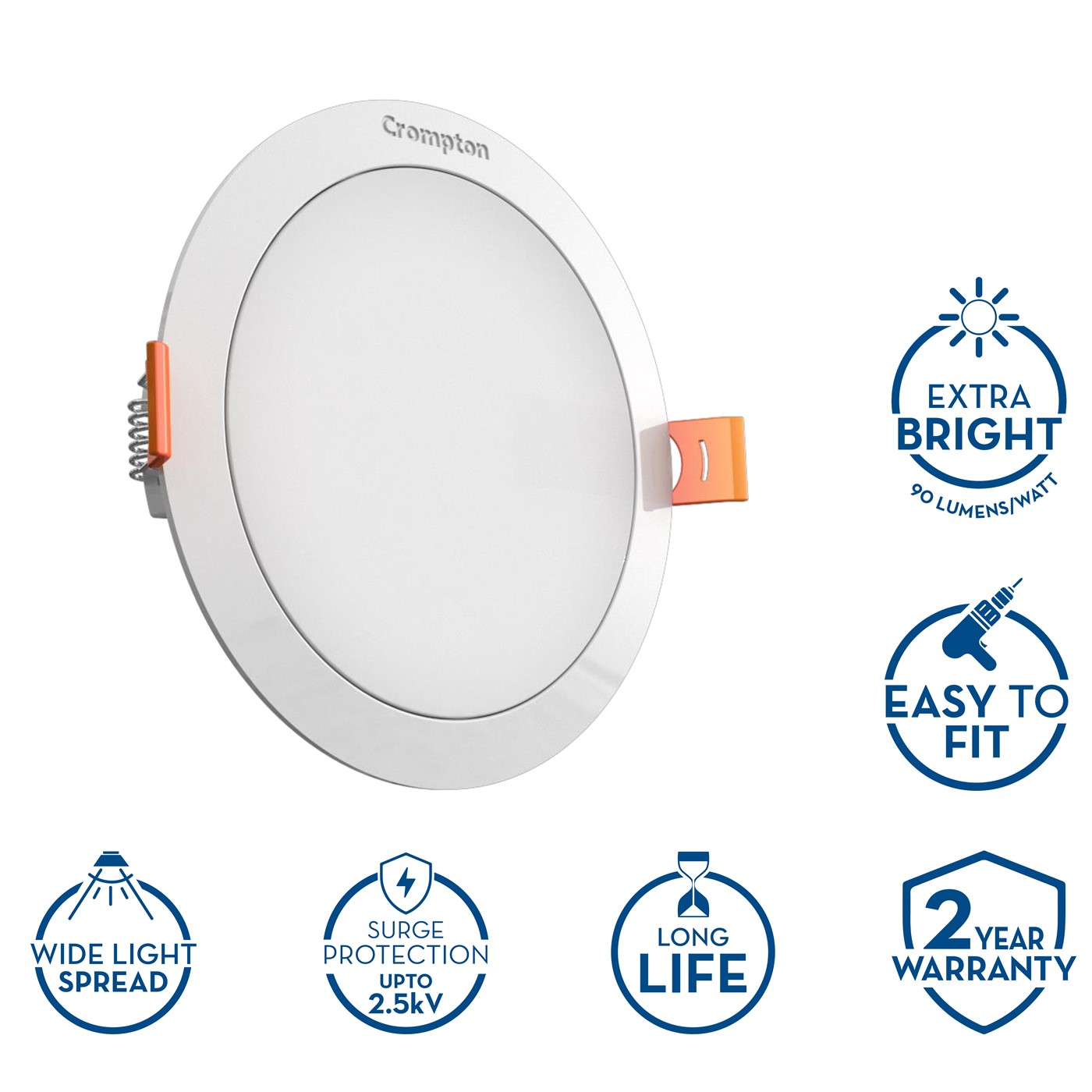 Crompton 15W Led Recessed Panel Star Cosmos 5.5