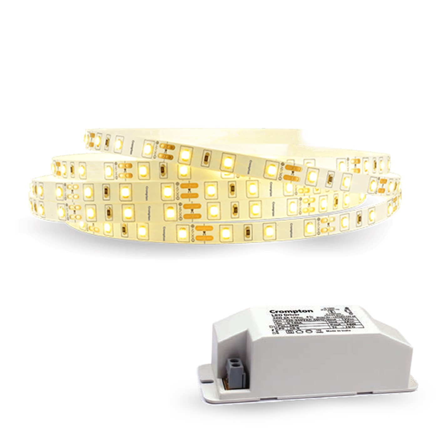 Crompton New Galaxy 2835 Led Strip 60 Led Per Meter 5M Role With 12Vx2