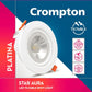 Crompton 12W Tiltable Spotlight Star Aura Round