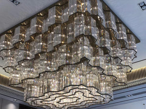 Crystal Ridge Tiered Chandelier – A Statement Piece for Grand Ballrooms