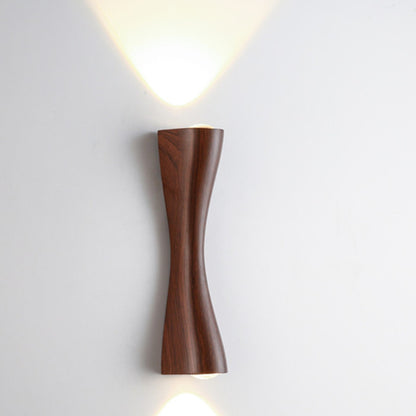 JS-SCH Curve Wall Lamp Wooden 6w Led Wall Lights