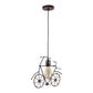 Copper Metal Hanging Light - Cycle-HL-Copper - Included Bulb