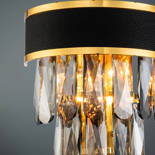 JSPHILO-3-180-2xE-14 Crystal Wall Light