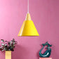 Yellow iron Hanging Light -D-7111-1LP - Included Bulbs