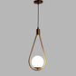Gold iron Hanging Light -D-7117-1LP - Included Bulbs