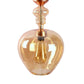 Rose Gold iron Hanging Light -D-7118-1LP - Included Bulbs