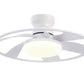 JS-LXR Modern BLDC 22" Ceiling Designer Fans with Light D0002-Bronze