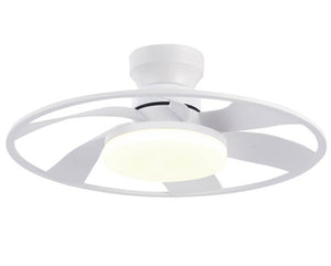 JS-LXR Modern BLDC 22" Ceiling Designer Fans with Light D0002-Bronze