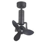 JS-LXR Modern BLDC 16" Wall/Ceiling Designer Fans D0004-Matt Black