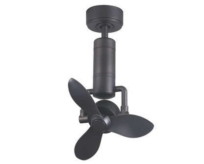 JS-LXR Modern BLDC 16" Wall/Ceiling Designer Fans D0004-Matt Black