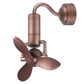 JS-LXR Modern BLDC 16" Wall/Ceiling Designer Fans D0005-Sand Gold