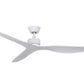 JS-LXR Modern BLDC 52" Ceiling Designer Fans D0014-Matt White Fan & ABS Blades