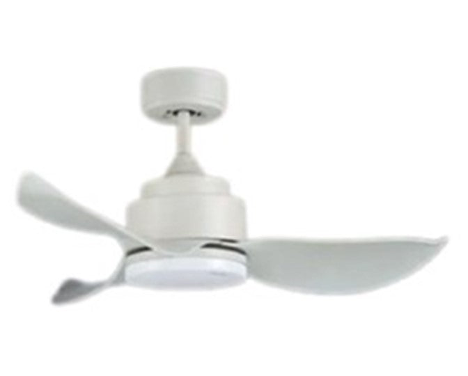 JS-LXR Modern BLDC 36" Ceiling Designer Fans with Light D0022-Matt White