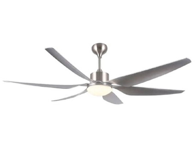 JS-LXR Modern BLDC 66" Ceiling Designer Fans with Light D0025-matt silver