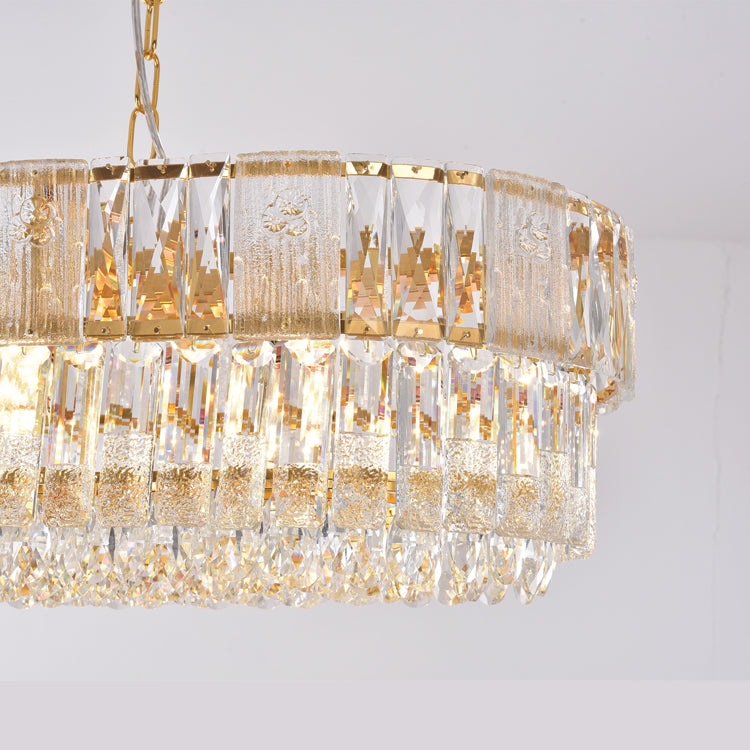 JSPHILO 6-390-12xE14 SHINE Rectangular Chandeliers