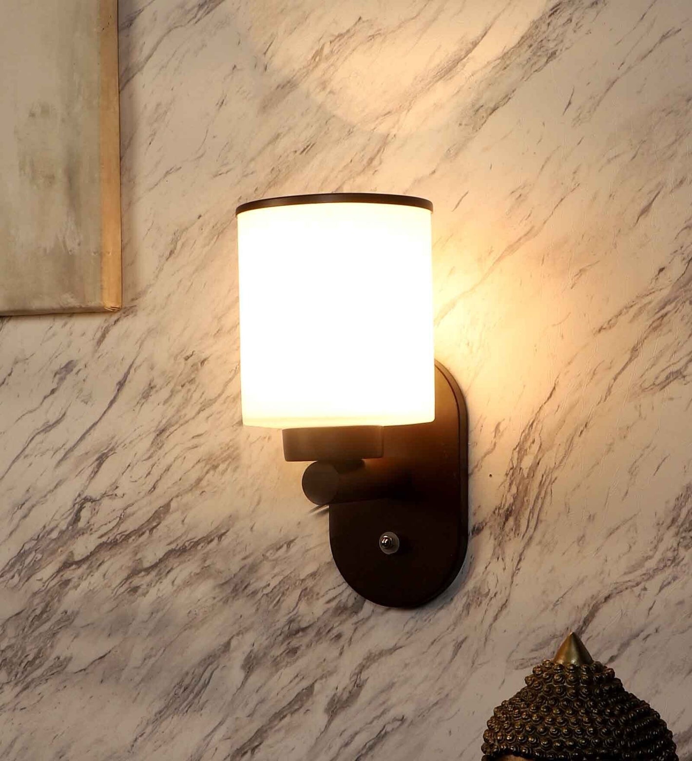 Decan Brown Iron Wall Light | 1313-1W | Included Bulb | Eliante by Jainsons Lights