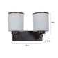 Decan Brown Iron Wall Light | 1313-2W | Included Bulb | Eliante by Jainsons Lights