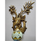 JS-LBR Deer No. 1 (Antique) With Craft Glass Novelty Wall Lights