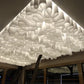 Premium Textile Ceiling Light Panel | Fire Resistant Architectural Ceiling System with LED Integration