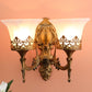 Dijon Glass Wallchieres (Gold) | S-187-2W | Included Bulb | Eliante by Jainsons Lights