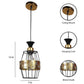 Dino Black Iron Hanging Light | 5012-1LP | Included Bulb | Eliante by Jainsons Lights