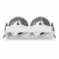 Double Square – Black Hole Anti-Glare COB LED downlight