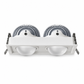 Double Square – Fish Eye 120° COB LED downlight