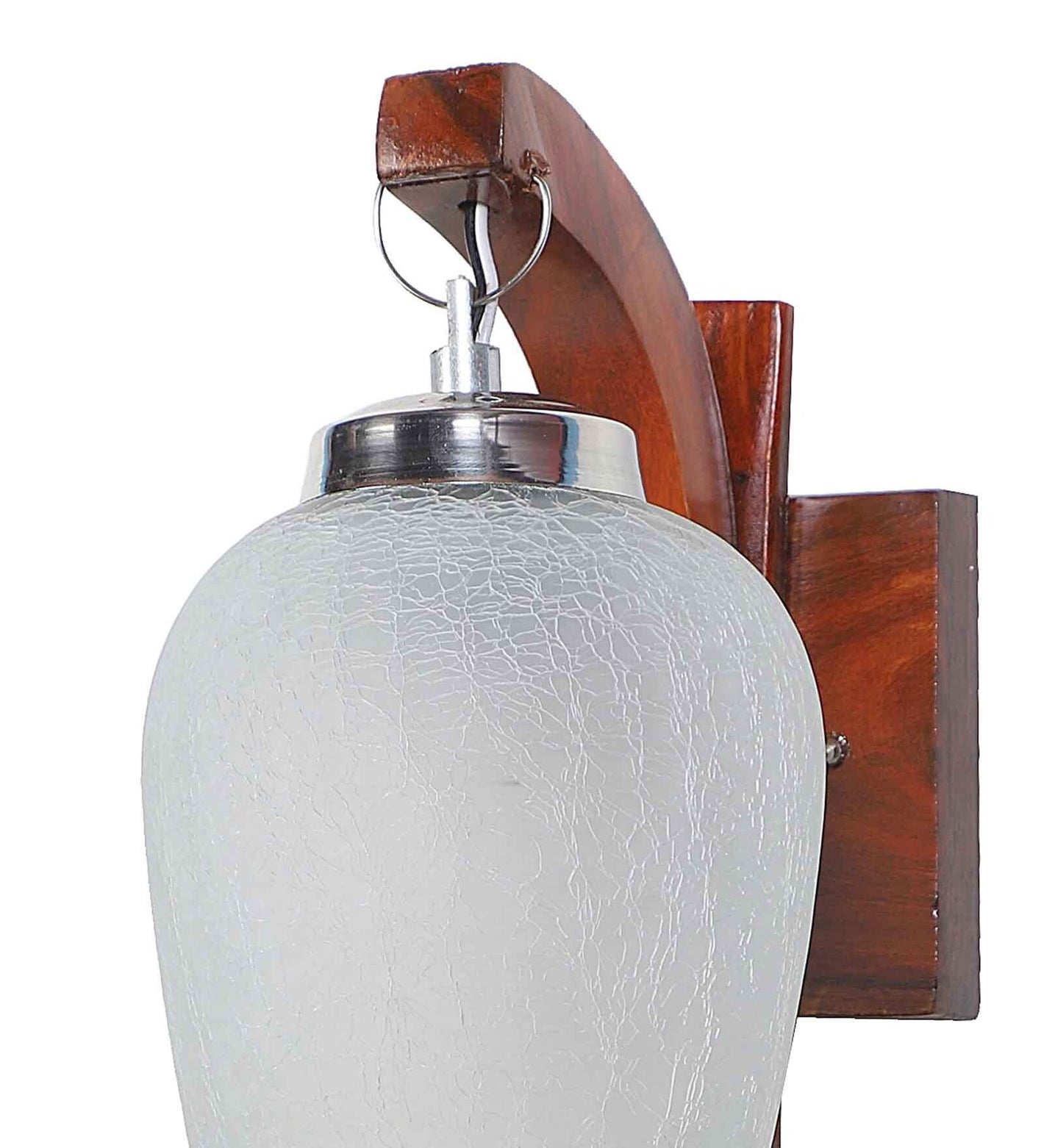 Downtown Brown Wood Wall Light | D-15-1W | Included Bulb | Eliante by Jainsons Lights