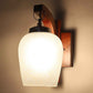 Downtown Brown Wood Wall Light | D-15-1W | Included Bulb | Eliante by Jainsons Lights
