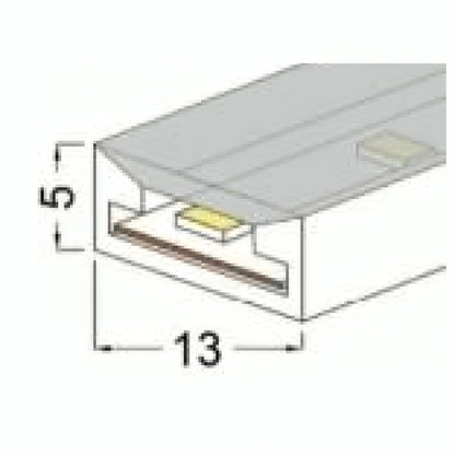 JS-LL LT-1305 Top View Clear Flexible Silicon Linear Profile For Strip