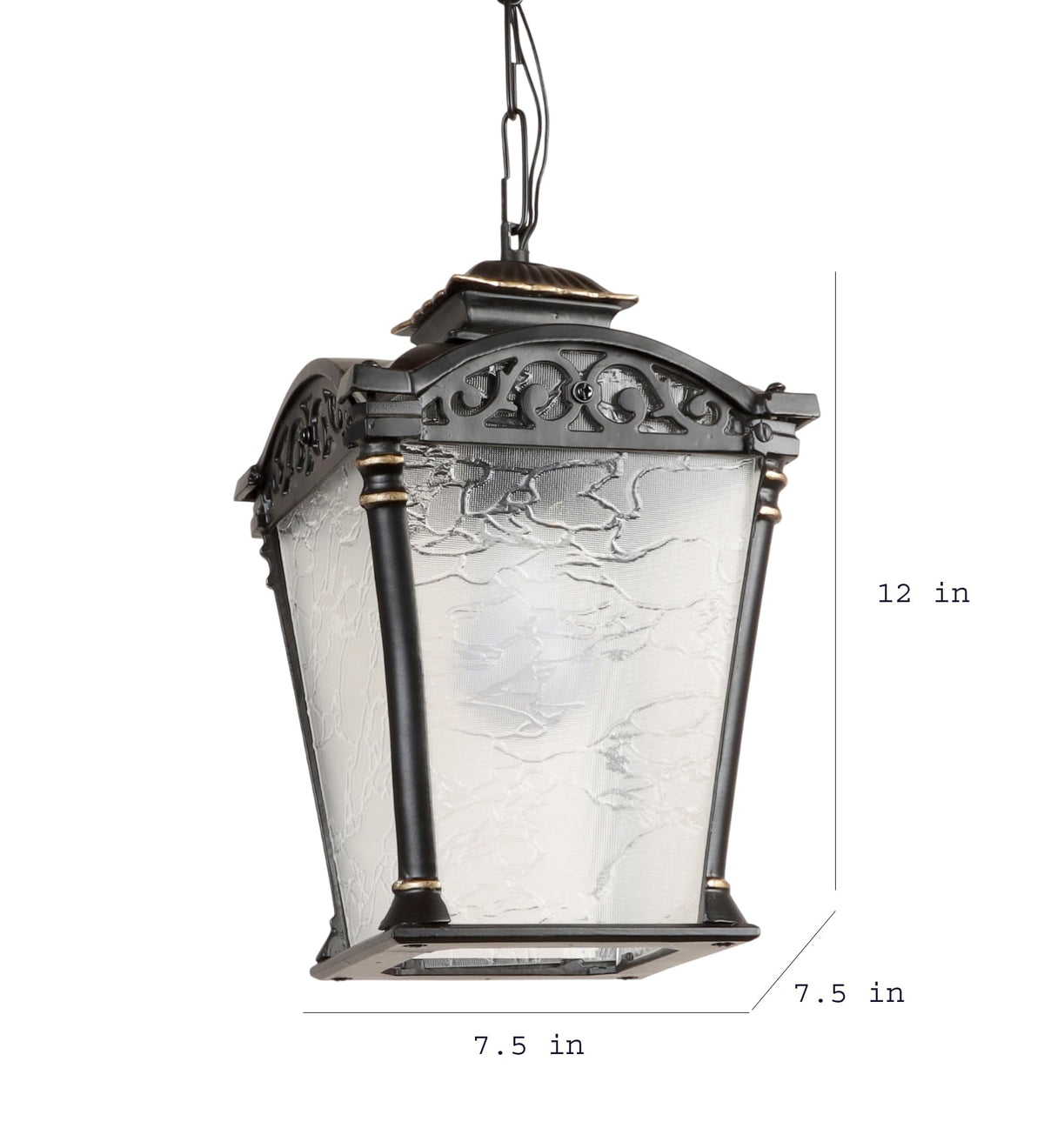 Eliante by Jainsons Lights | Black Iron Hanging Light | GATE-LITE-HL
