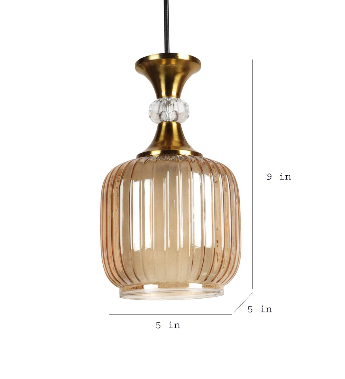 Eliante by Jainsons Lights | Gold Iron Hanging Light | HL-1113