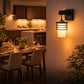 ELIANTE Metal Wall Light Black Wall Lamp for Living Room, Bedroom, Dining Room, Kitchen | 3 Years Warranty | LED Lamp Included