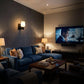 wooden Wood Wall Light - CHIDIYA-WALL-WD - Included Bulb