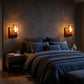 ELIANTE Feeble Brown Iron Wall Lights - Jkt-104-1W - | 3 Years Warranty | LED Lamp Included