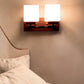 ELIANTE by Jainsons Lights | Key Gold and Brown Wood and Iron Wall Light - S | Gold Iron Wall Light | for Living Room, Bedroom, Hallway | E27 Holder | 3 Year Warranty
