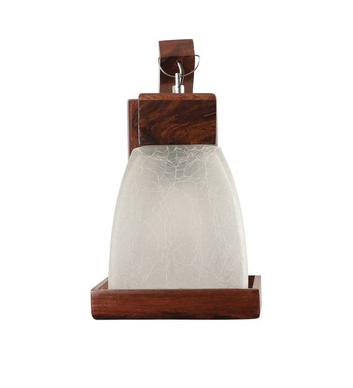 ELIANTE Wooden Wood Wall Light G-220-1W | 3 Years Warranty | with LED Lamp(s) Included