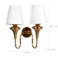 Eliante by Jainsons Lights | Gold Iron Wall Light | KUPPI-2W-WH