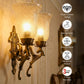 Antique Brass aluminium  Wall Lights -M-3008-2W - Included Bulbs