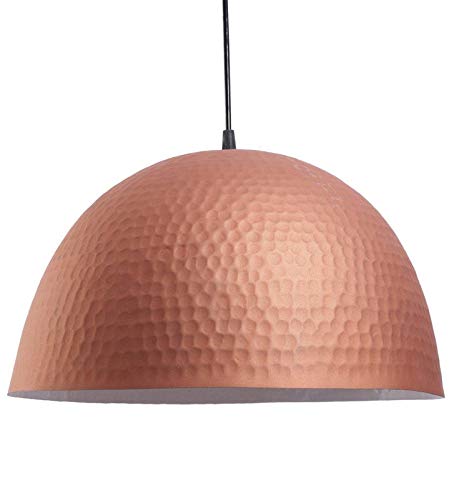 ELIANTE Modern Metal Hanging Light Copper for Living Room, Bedroom, Dining Room, Kitchen | 3 Years Warranty | with LED Lamp(s) Included