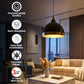ELIANTE by Jainsons Lights | Modern Black Metal Hanging Pendant Light for Living Room Ceiling Scone Vintage Classic Designer(Bulb not Included) Bulb