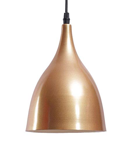ELIANTE Modern Metal Hanging Light Gold for Living Room, Bedroom, Dining Room, Kitchen | 3 Years Warranty | with LED Lamp(s) Included