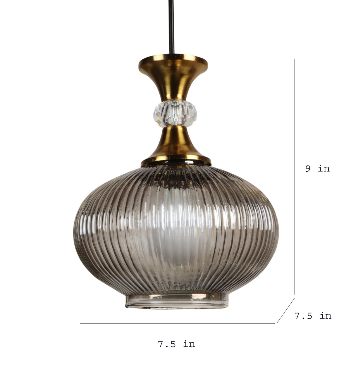 Eliante by Jainsons Lights | Gold Iron Hanging Light | HL-1112