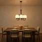 ELIANTE Stupendous Wood Chandeliers Black for Living Room, Bedroom, Dining Room, Kitchen | 3 Years Warranty | 5 LED Lamps Included | Clearance - Last Pieces