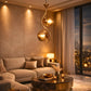 Eliante Aunque Gold Iron Hanging Light - E27 holder - without Bulb - JS-4165-2LP