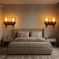 ELIANTE Lavish Brown Iron Wall Lights - S-203-2W - | 3 Years Warranty | 2 LED Lamps Included