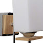 ELIANTE - Silver+Wooden Metal Wall Light -S-200-1W | 3 Years Warranty | LED Lamp Included